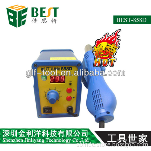 BEST-858D LCD display hot air gun for cell phone repairing